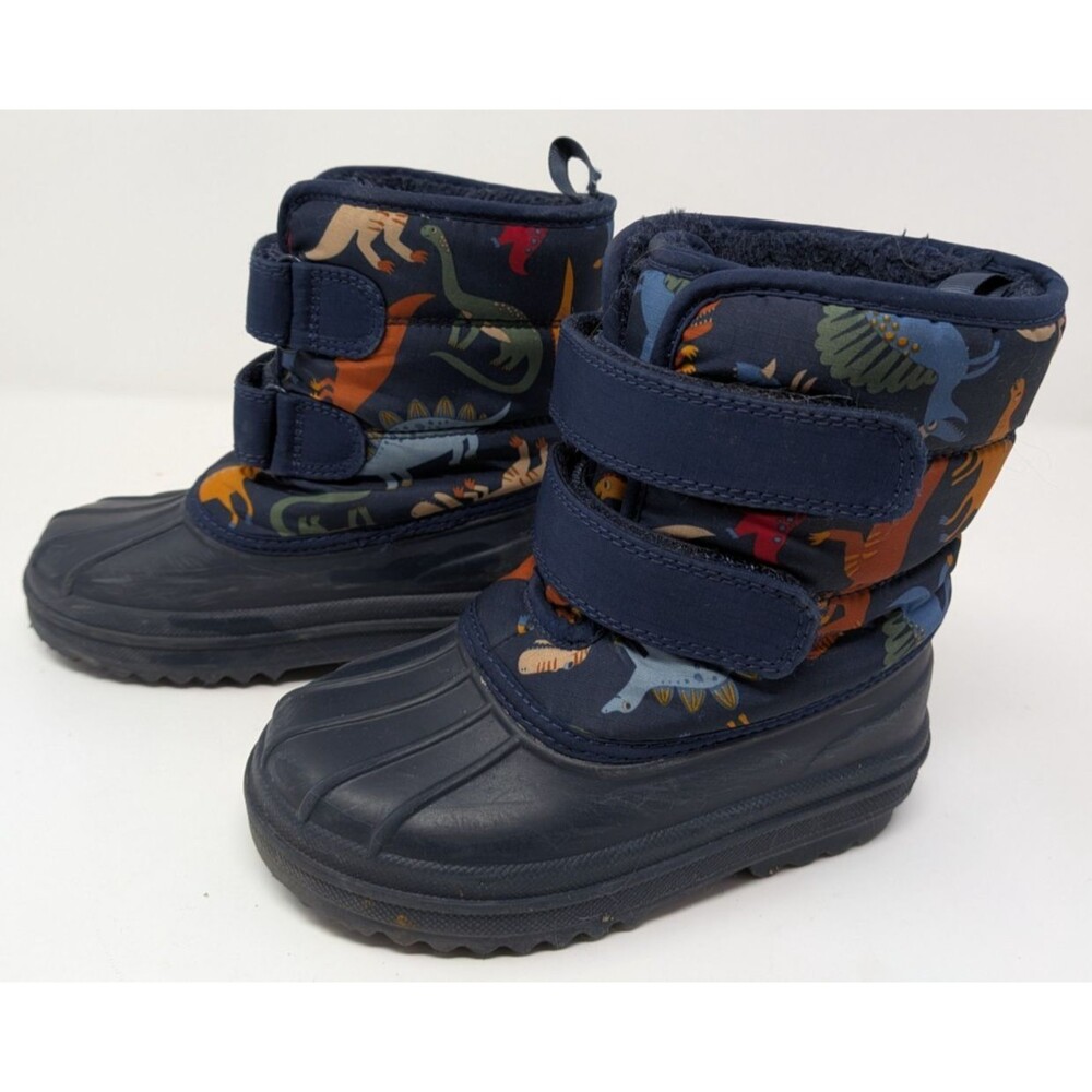 The Children’s Place Winter Snow Boots Toddler Boys Size 9 Dinosaur Print
